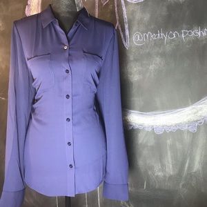 Classic button down navy